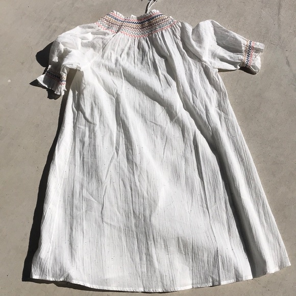 Madewell Rainbow Smocked Trapeze Dress, NWT Small - Picture 8 of 8